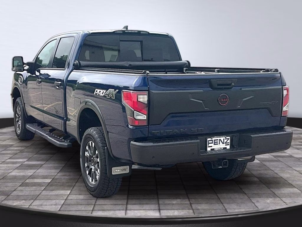 2024 Deep Blue Pearl Nissan Titan XD PRO-4X 4X4 Truck