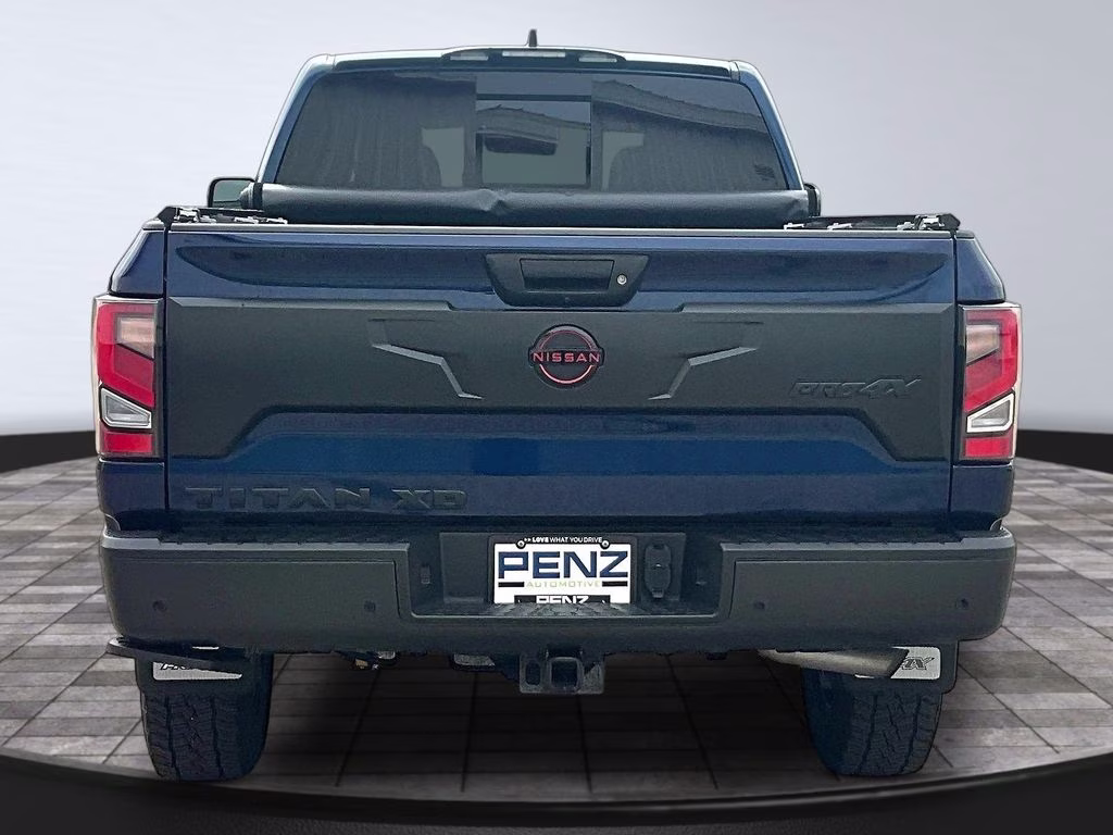 2024 Deep Blue Pearl Nissan Titan XD PRO-4X 4X4 Truck