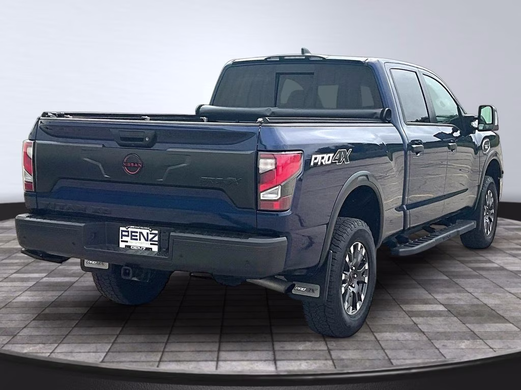 2024 Deep Blue Pearl Nissan Titan XD PRO-4X 4X4 Truck