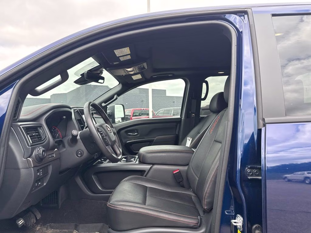 2024 Deep Blue Pearl Nissan Titan XD PRO-4X 4X4 Truck