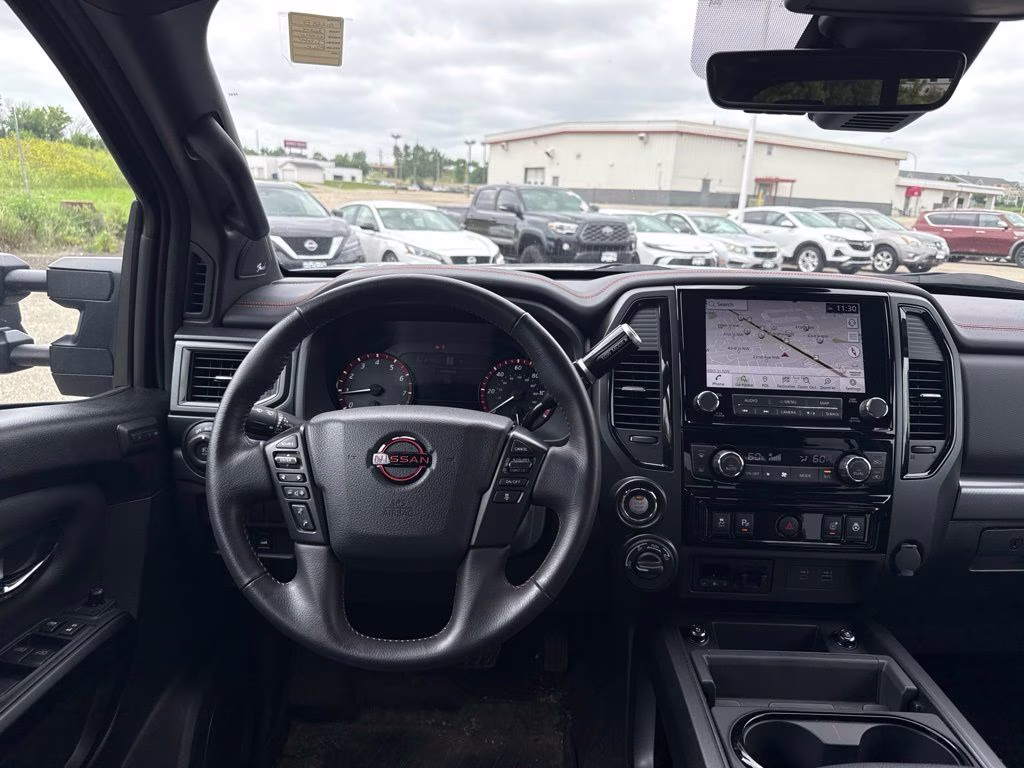 2024 Deep Blue Pearl Nissan Titan XD PRO-4X 4X4 Truck