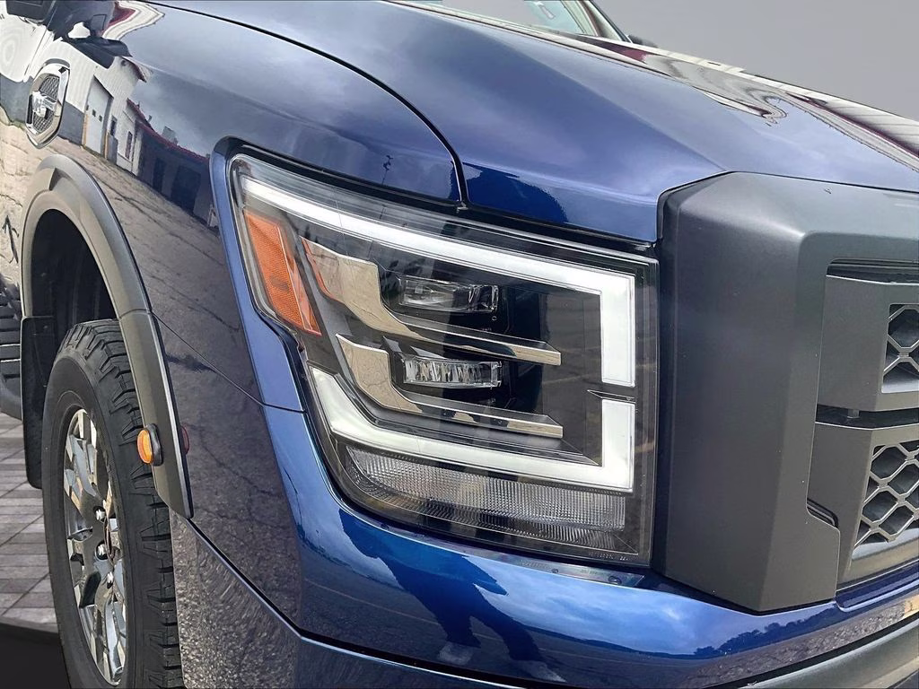 2024 Deep Blue Pearl Nissan Titan XD PRO-4X 4X4 Truck
