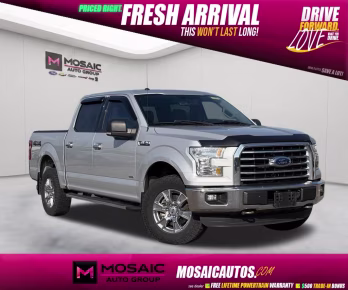 2016 Ingot Silver Ford F-150 XLT 4X4 Truck
