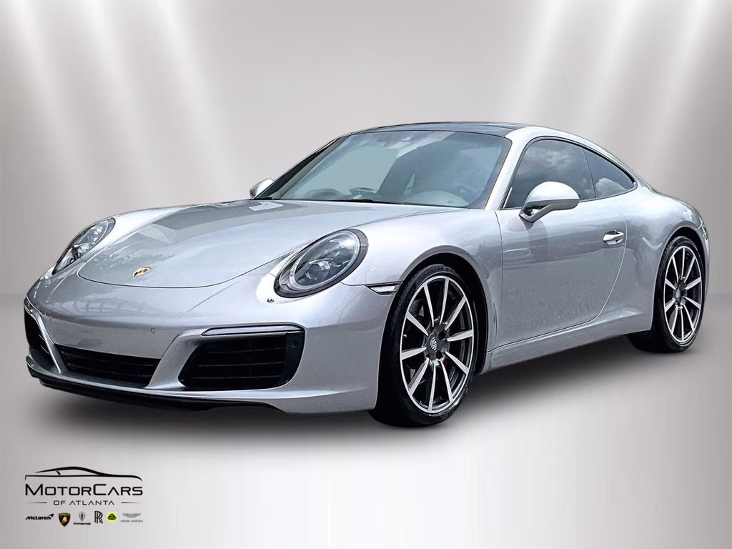 2017 GT Silver Metallic Porsche 911 Carrera S Sports Package Coupe