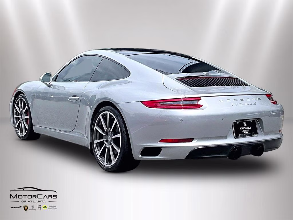 2017 GT Silver Metallic Porsche 911 Carrera S Sports Package Coupe
