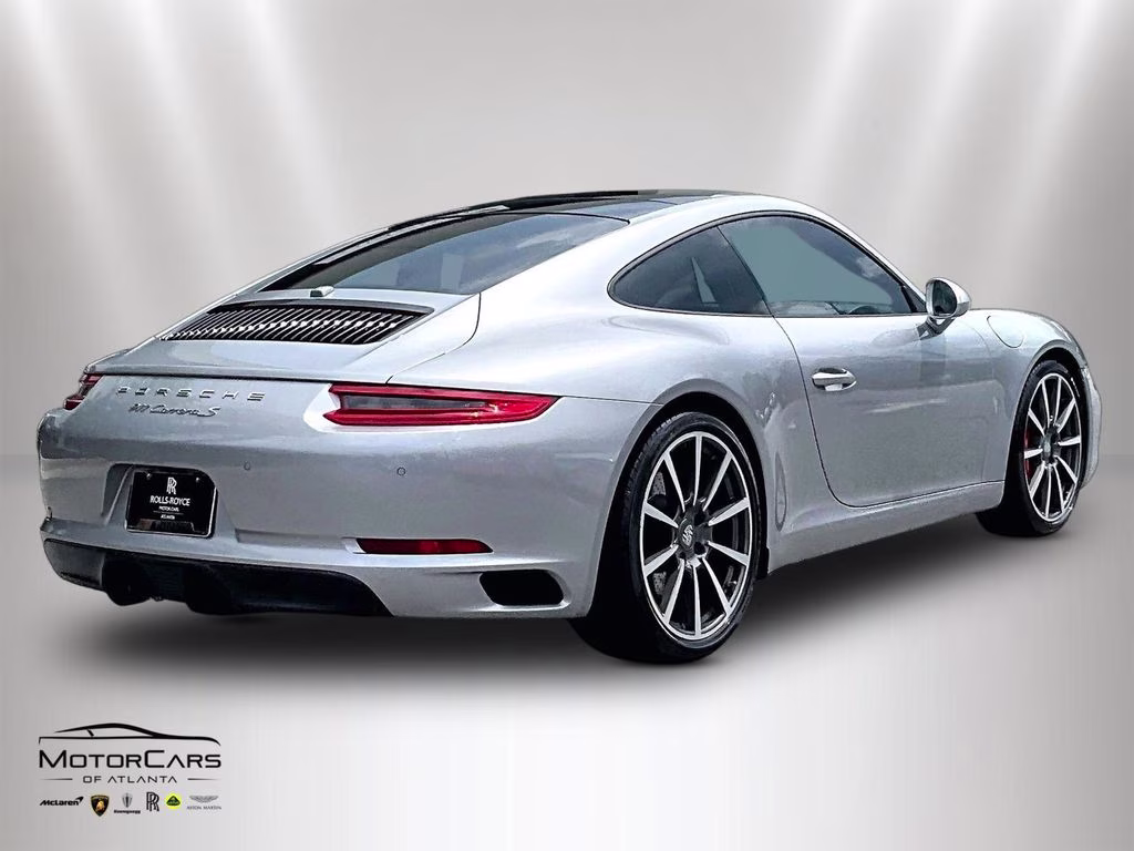 2017 GT Silver Metallic Porsche 911 Carrera S Sports Package Coupe