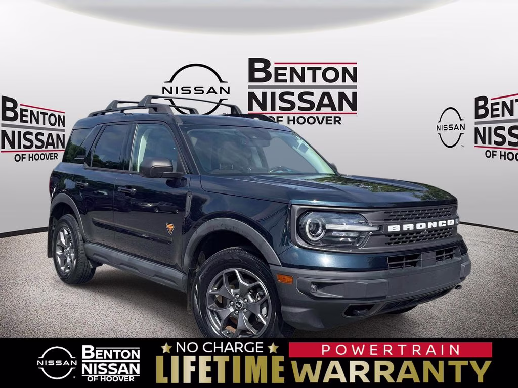 2021 Blue Metallic Ford Bronco Sport Badlands 4X4 SUV
