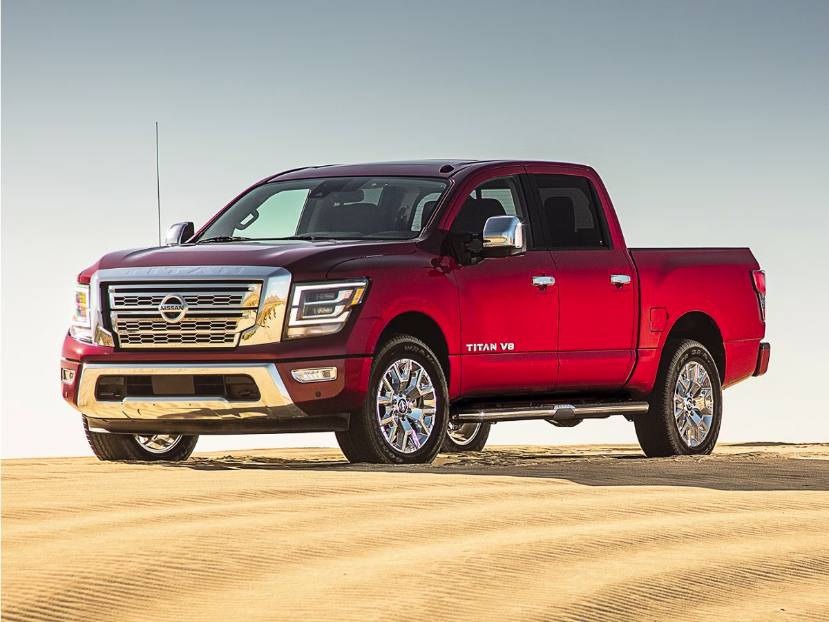 2022 Red Alert Nissan Titan SV 4X4 Truck