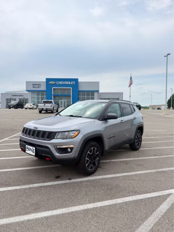 2019 Billet Silver Metallic Clearcoat Jeep Compass Trailhawk 4X4 SUV