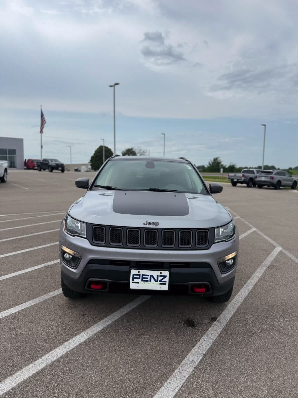 Used 2019 Jeep Compass Trailhawk with VIN 3C4NJDDB7KT709052 for sale in Spring Valley, Minnesota