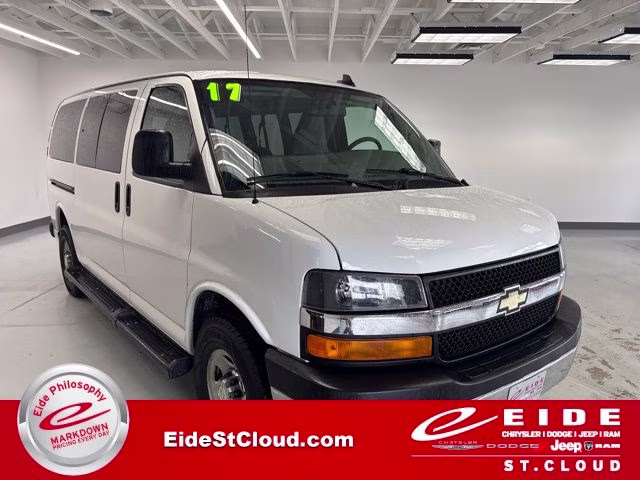 2017 Summit White Chevrolet Express 3500 LT RWD Van