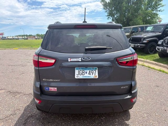 2022 Smoke Metallic Ford EcoSport SE 4X4 SUV