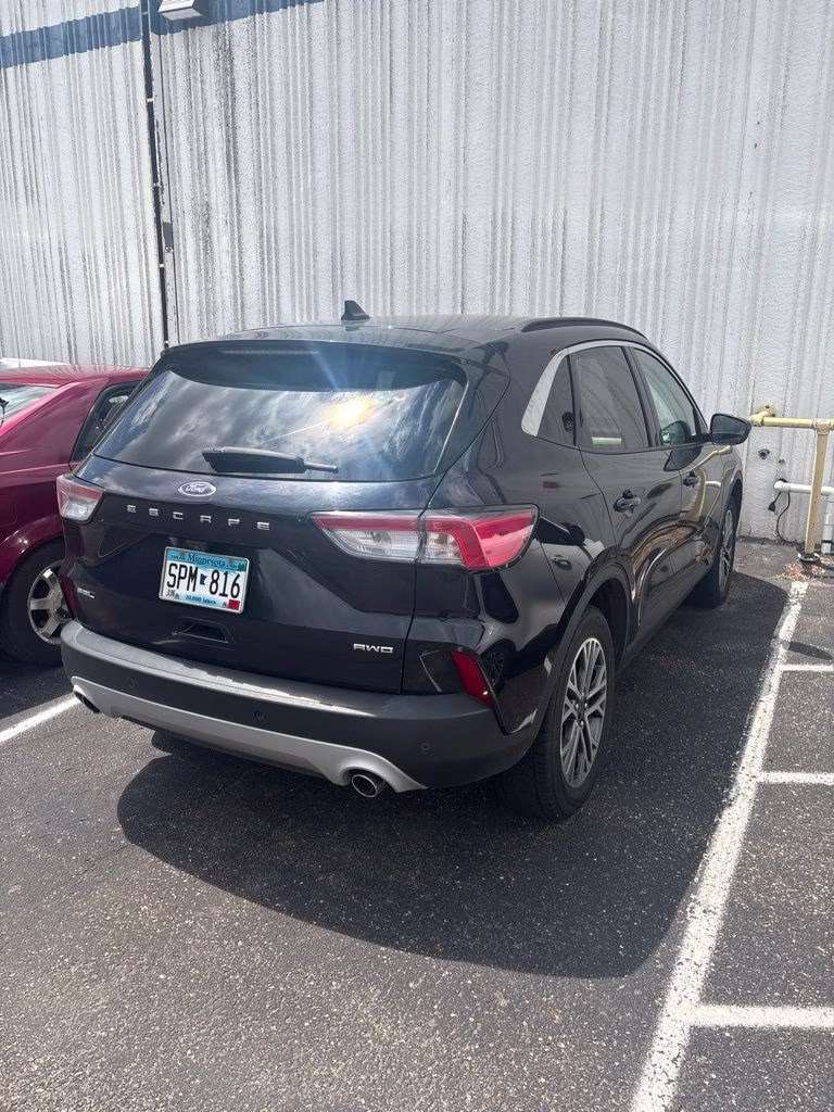 2021 Antimatter Blue Metallic Ford Escape SEL AWD AWD SUV