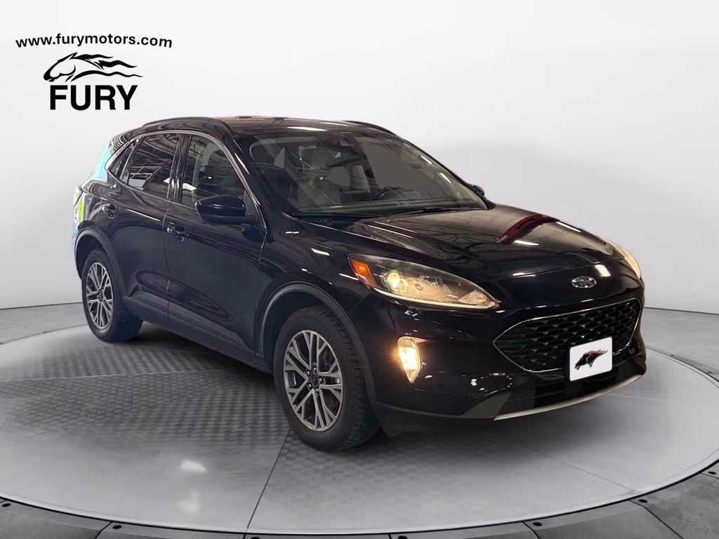 2021 Antimatter Blue Metallic Ford Escape SEL AWD AWD SUV