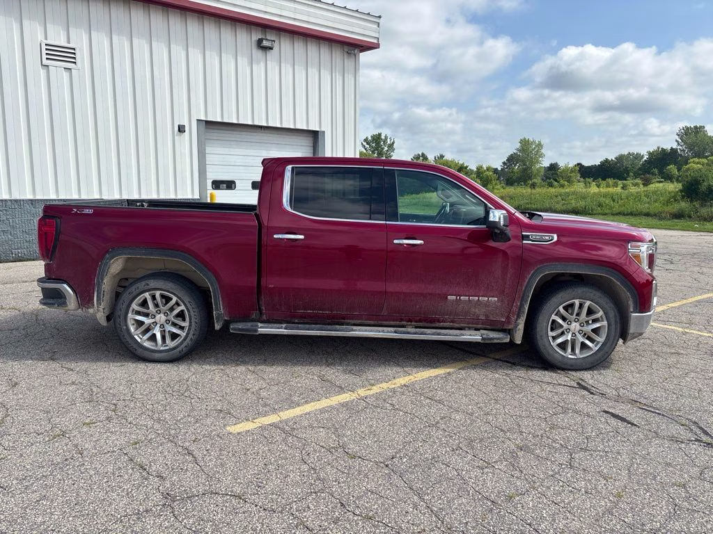 2021 Cayenne Red Tintcoat GMC Sierra 1500 SLT 4X4 Truck