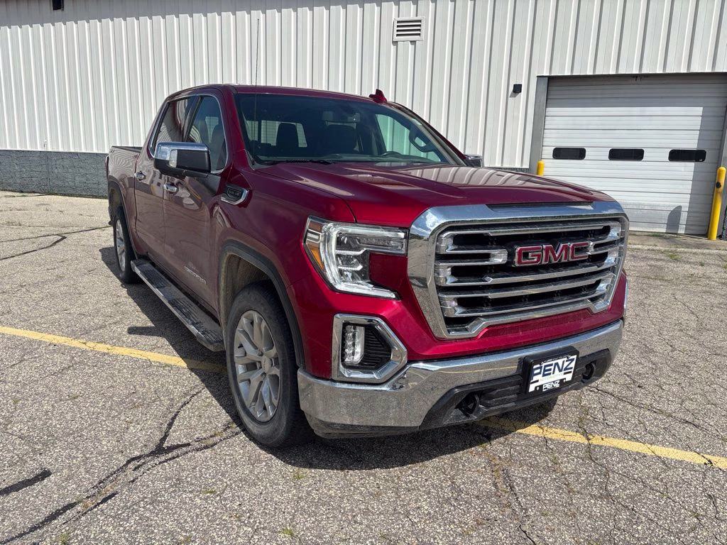 2021 Cayenne Red Tintcoat GMC Sierra 1500 SLT 4X4 Truck