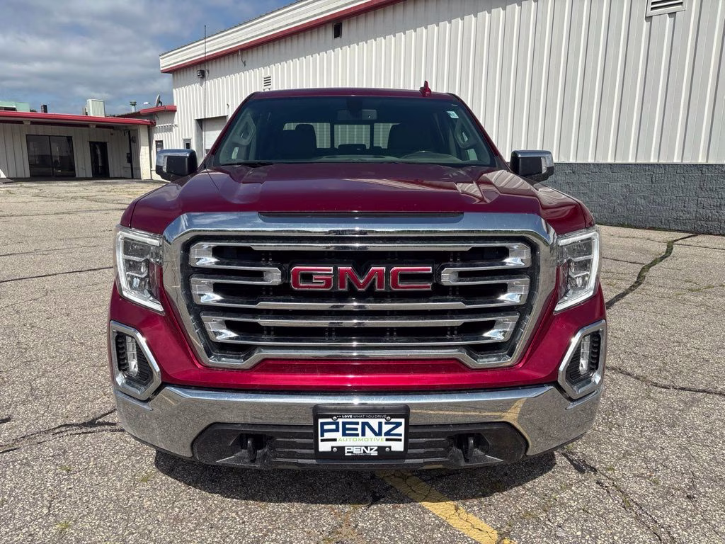 2021 Cayenne Red Tintcoat GMC Sierra 1500 SLT 4X4 Truck