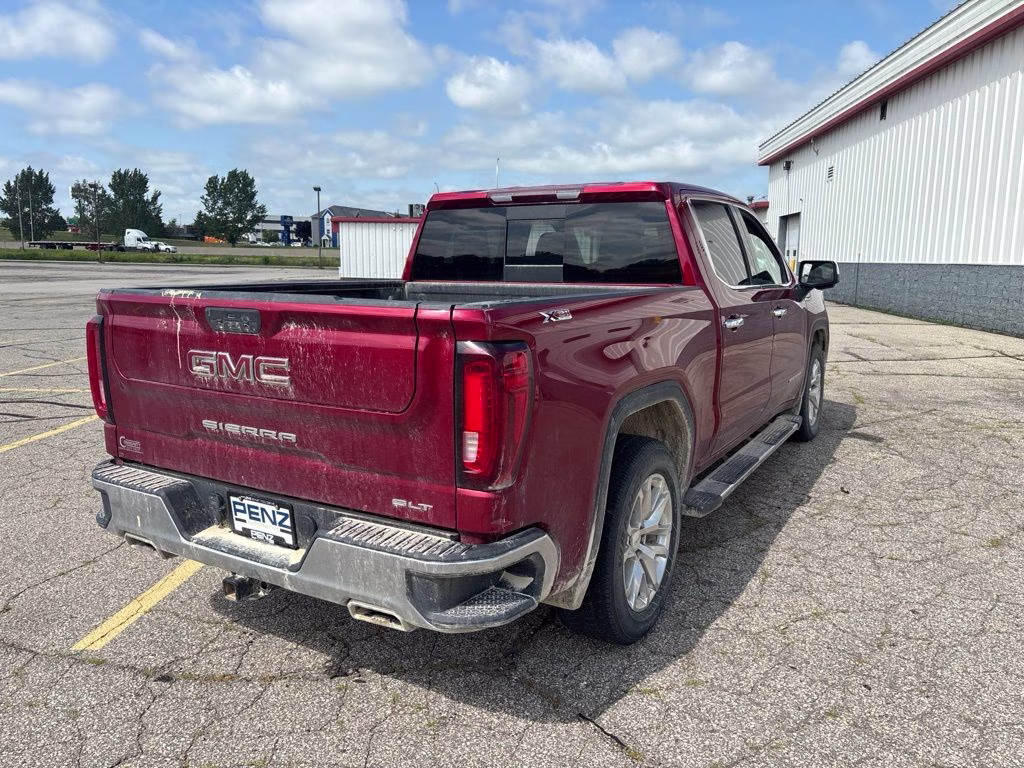 2021 Cayenne Red Tintcoat GMC Sierra 1500 SLT 4X4 Truck