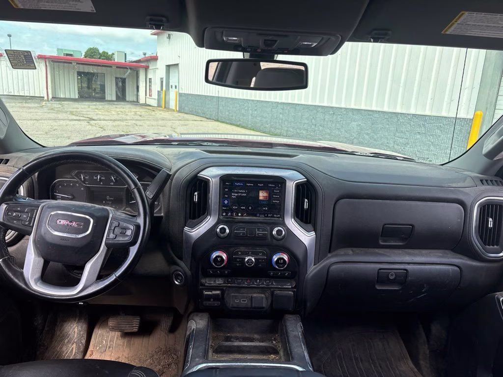 2021 Cayenne Red Tintcoat GMC Sierra 1500 SLT 4X4 Truck