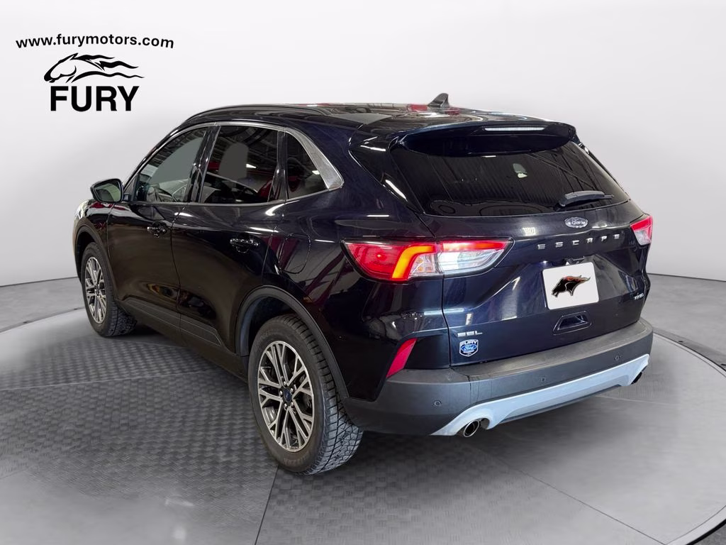 2021 Antimatter Blue Metallic Ford Escape SEL AWD AWD SUV