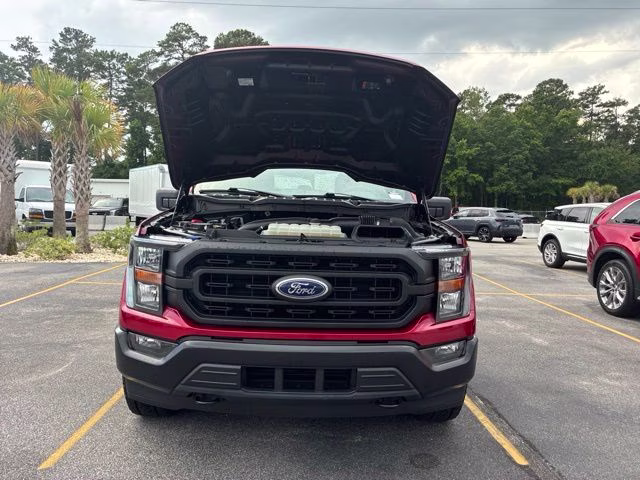 2023 Red Metallic Ford F-150 XL 4X4 Truck