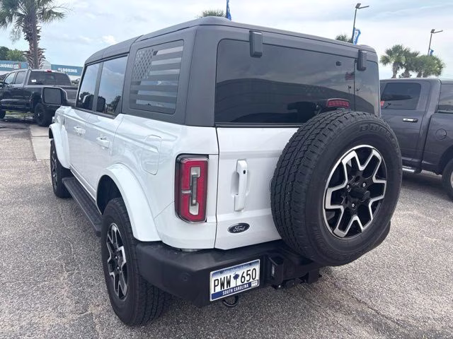 2024 Oxford White Ford Bronco Outer Banks 4X4 SUV