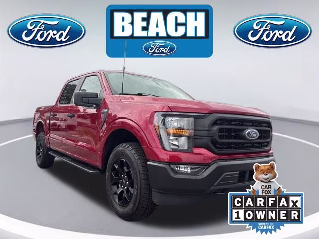 2023 Red Metallic Ford F-150 XL 4X4 Truck