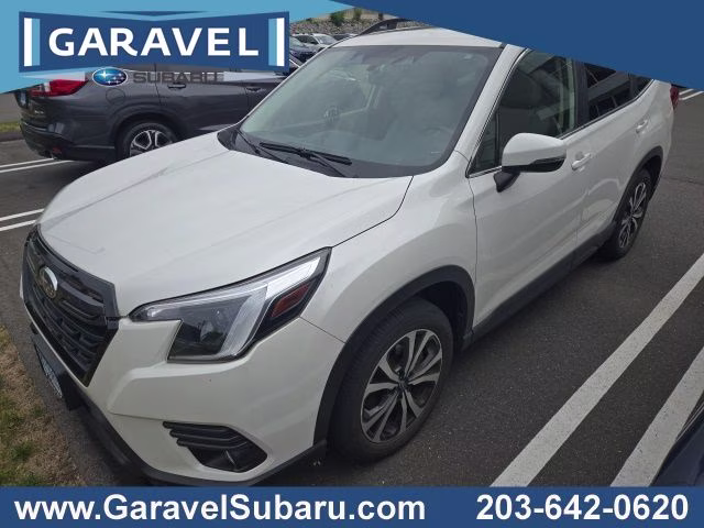 2023 Crystal White Pearl Subaru Forester Limited AWD SUV