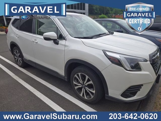 2023 Crystal White Pearl Subaru Forester Limited AWD SUV