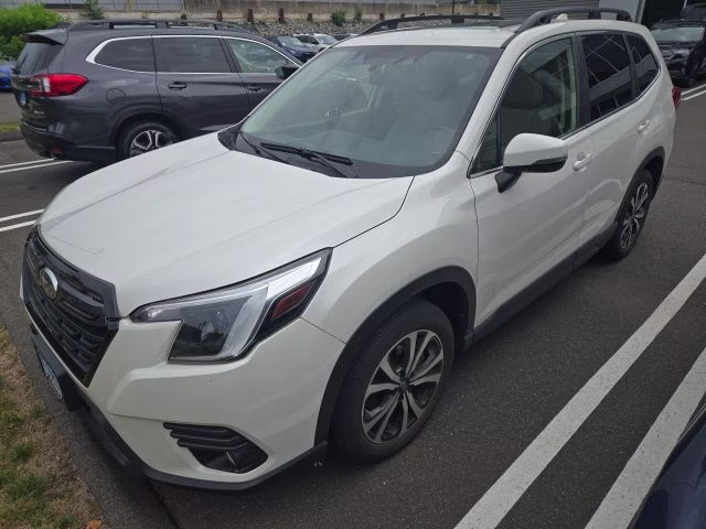 2023 Crystal White Pearl Subaru Forester Limited AWD SUV