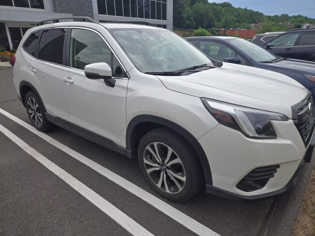 2023 Crystal White Pearl Subaru Forester Limited AWD SUV