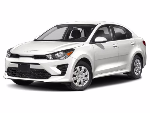 2023 Clear White Kia Rio LX FWD Sedan