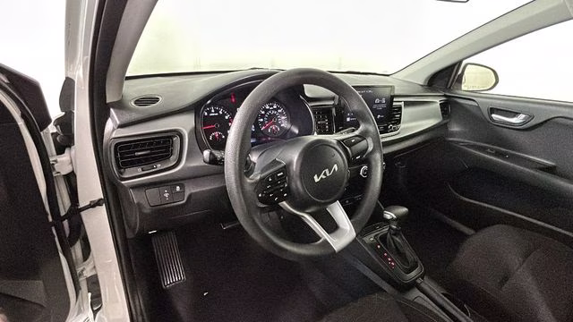 2023 Clear White Kia Rio LX FWD Sedan