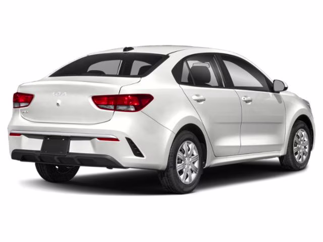 2023 Clear White Kia Rio LX FWD Sedan