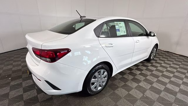 2023 Clear White Kia Rio LX FWD Sedan