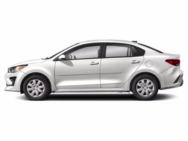 2023 Clear White Kia Rio LX FWD Sedan