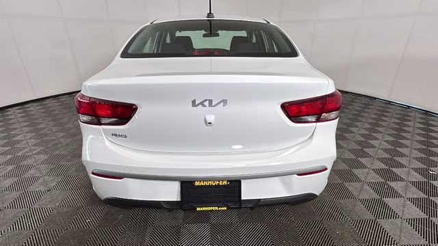 2023 Clear White Kia Rio LX FWD Sedan