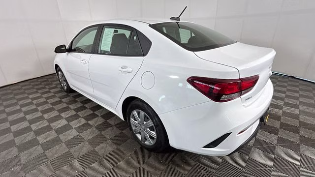 2023 Clear White Kia Rio LX FWD Sedan