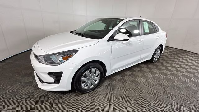 2023 Clear White Kia Rio LX FWD Sedan