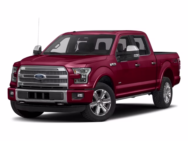 2017 Ruby Red Ford F-150 Platinum 4X4 Truck