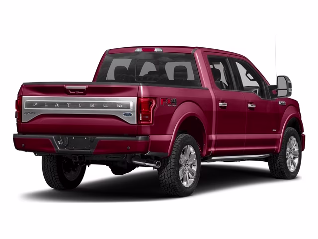 2017 Ruby Red Ford F-150 Platinum 4X4 Truck