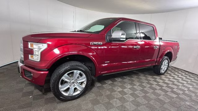 2017 Ruby Red Metallic Ford F-150 Platinum 4X4 Truck