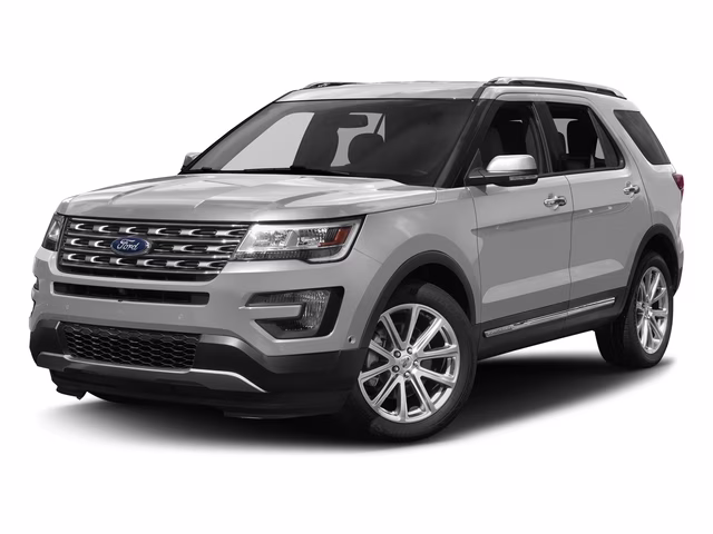 2017 Ingot Silver Ford Explorer Limited FWD SUV