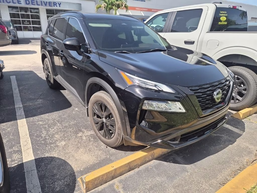 2023 Super Black Nissan Rogue SV FWD SUV