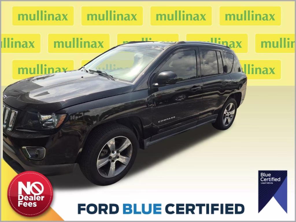 2017 Black Clearcoat Jeep Compass Latitude FWD SUV