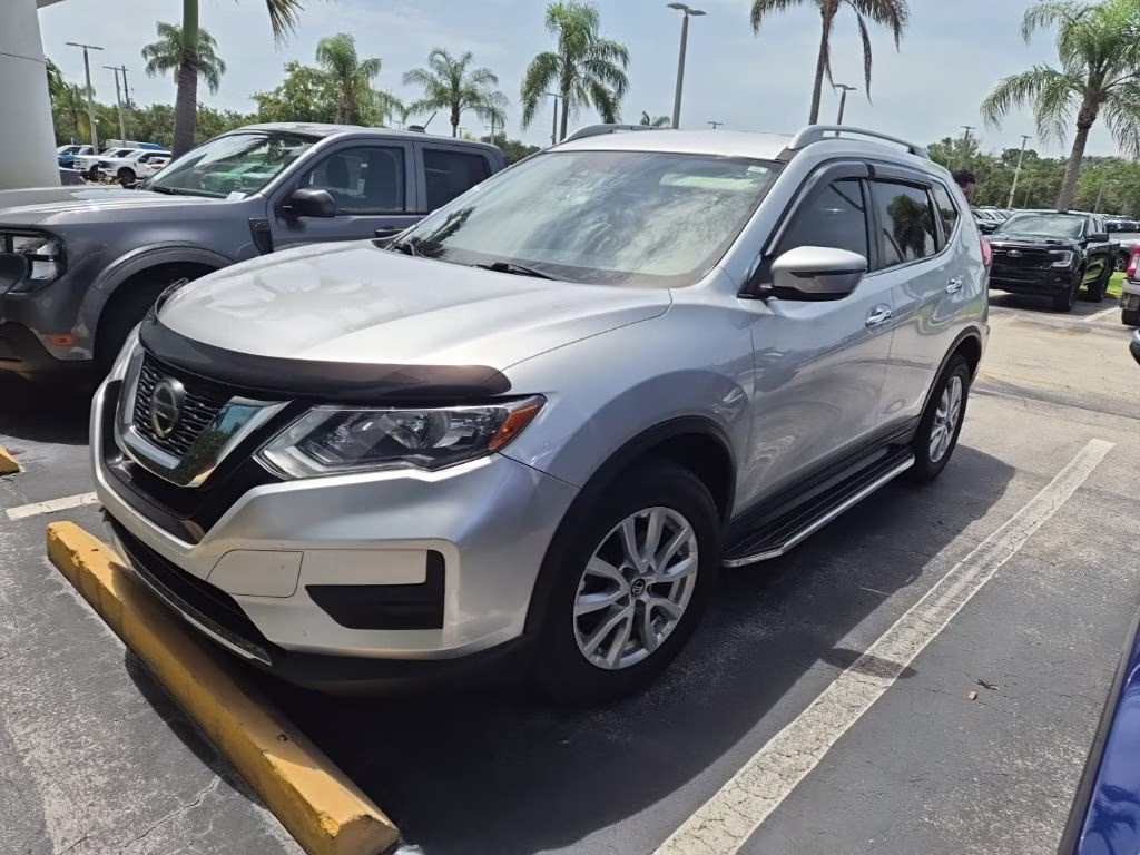 2020 Brilliant Silver Metallic Nissan Rogue S AWD SUV