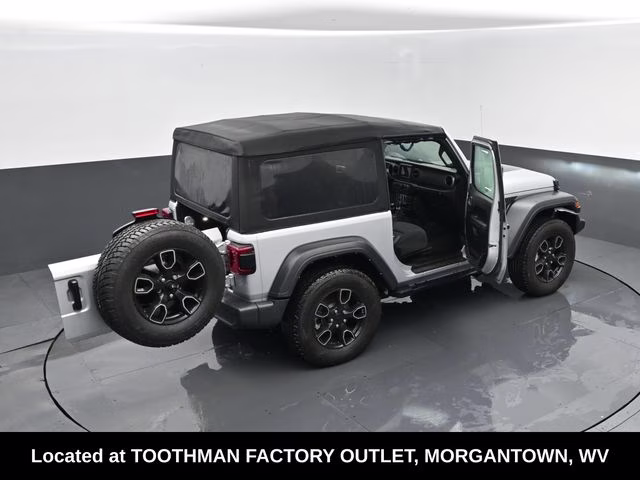 2023 Silver Zynith Clearcoat Jeep Wrangler Sport S 4X4 SUV