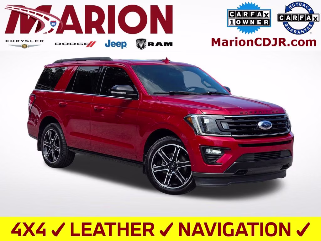 2020 Red Metallic Ford Expedition Limited 4X4 SUV