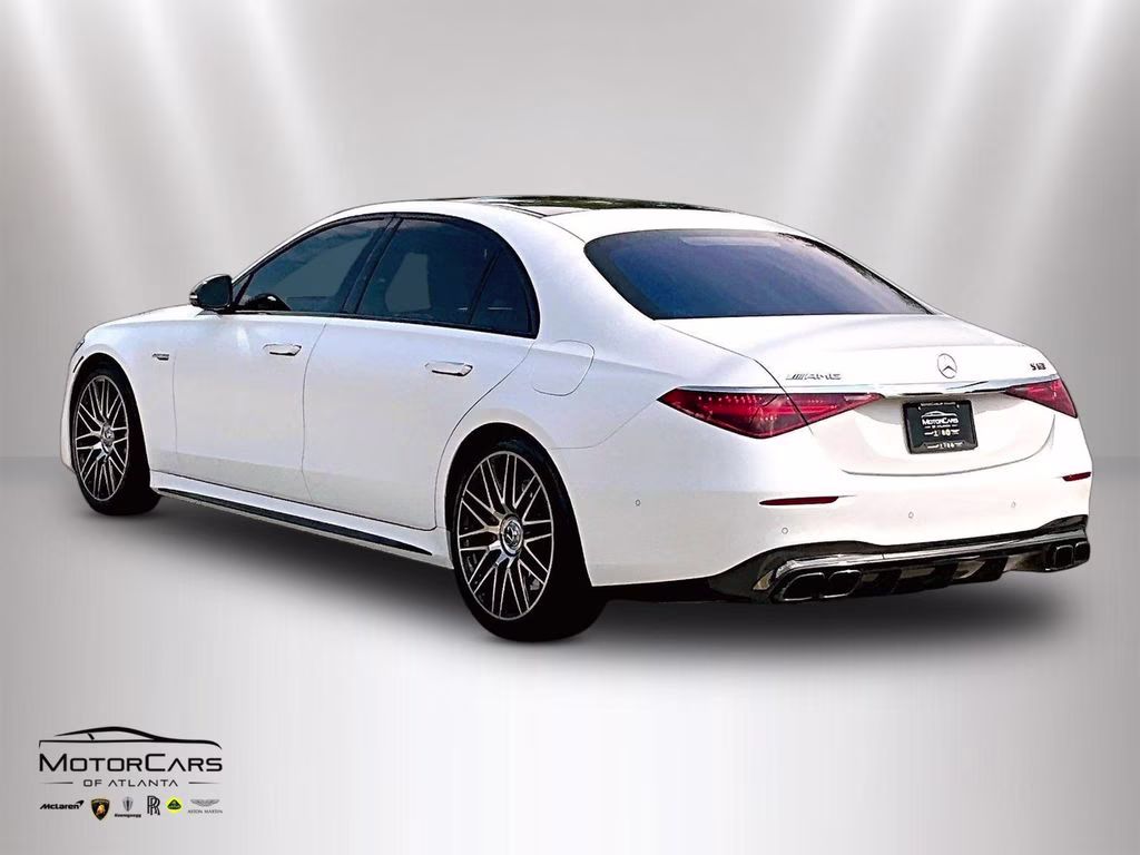 2024 MANUFAKTUR Moonlight White Magno Mercedes-Benz S-Class S 63 E AMG Edition 1 Package AWD Sedan