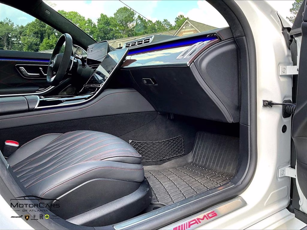 2024 MANUFAKTUR Moonlight White Magno Mercedes-Benz S-Class S 63 E AMG Edition 1 Package AWD Sedan
